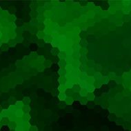 abstract green hexagon pattern background