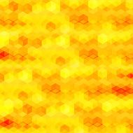 abstract yellow hexagon shape background