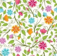 Floral Pattern N363