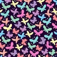 seamless pattern with butterflies N45