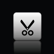 scissors button icon