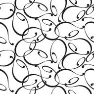 Seamless abstract pattern with curved lines