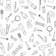 Beauty and care seamless pattern