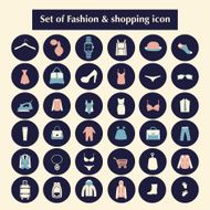 Shopping and Fashion related icons