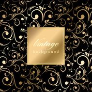Abstract vintage seamless damask pattern N37