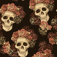 seamless skull pattern N3