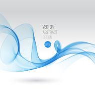 Beautiful Blue smoke Background