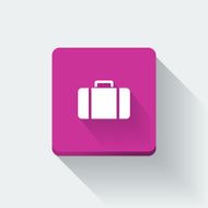 Travel bag icon
