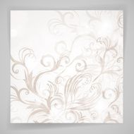 Abstract vector floral background with oriental flowers N2
