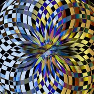 colorful kaleidoscope design template