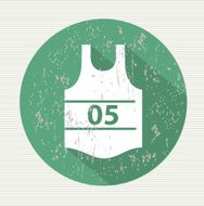Sport t-shirt sign vector