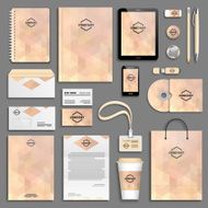 Corporate identity template set N108