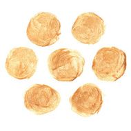 Set of Golden Stains brush strokes