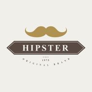 Vintage hipster badges and labels N5