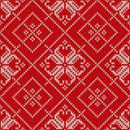 Winter Holiday Sweater Design Seamless Knitted Pattern N3