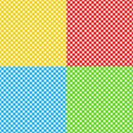different colors checked fabric tablecloth texture seamless pattern