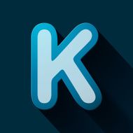 Volume icons alphabet K N6