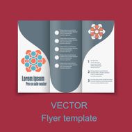 Brochures design for social infographic diagram presentation N23