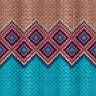 Seamless Pattern Knit Woolen Trendy Ornament Texture Fabric Co N2