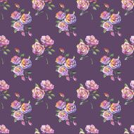 seamless pattern with beautiful roses N12