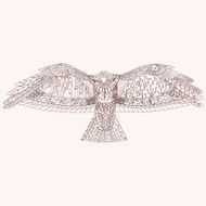 Patterned bird N2