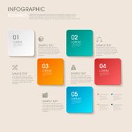 modern vector abstract step lable infographic elements N30