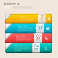 modern vector abstract step lable infographic elements N31