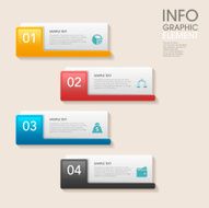 modern vector abstract step lable infographic elements N33