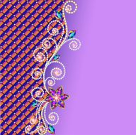background frame with jewels of ornaments N4