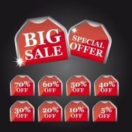 big sale tags