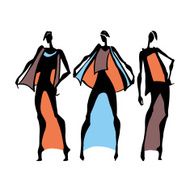 Beautiful Woman Silhouette N22