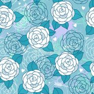 Seamless pattern with roses N27