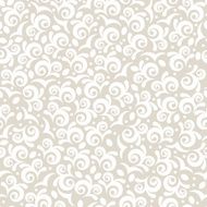 Vector seamless floral pattern Pastel beige colors abstract decorative background