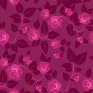 Romantic Seamless Pattern With Roses