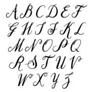 Alphabet letters uppercase N2