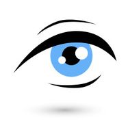 Woman eye logo beauty symbol