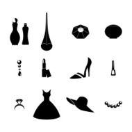 womans set black