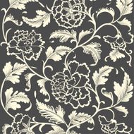 Ornamental colored antique floral pattern N6