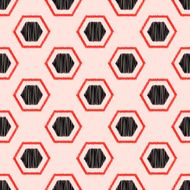 seamless hexagonal pattern