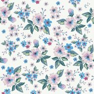 Seamless Vintage Flower Pattern N29