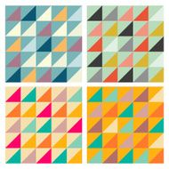 Colorful simple seamless pattern vintage texture