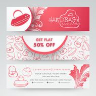 Website sale header or banner design