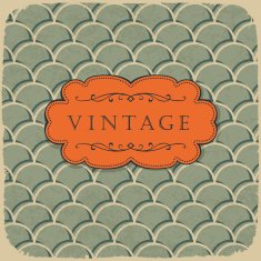Vintage style background with scale pattern