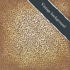 Golden leather vintage background Vector EPS10