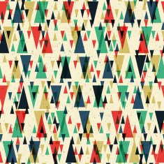 Geometric retro seamless pattern Vector N3