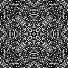 Arabesque seamless pattern N16
