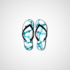 Abstract illustration on flip flops N157