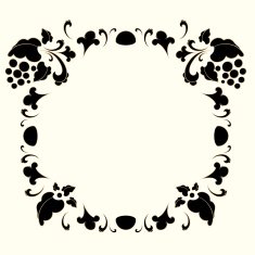 Vintage frame in retro style vector illustration N10