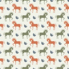 vector horse seamless pattern background