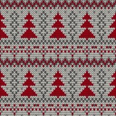 color knitted Christmas seamless pattern N5